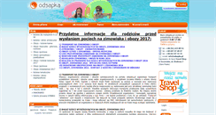Desktop Screenshot of odsapka.pl